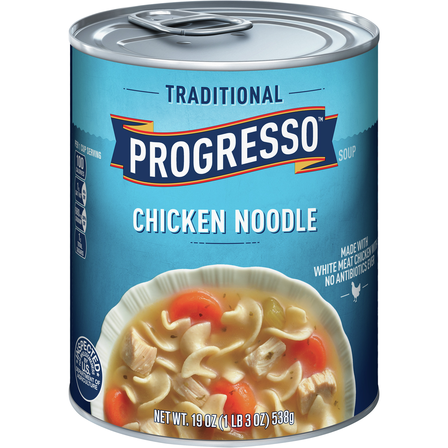 Progresso Traditional, Chicken Noodle Soup, 19 oz ...