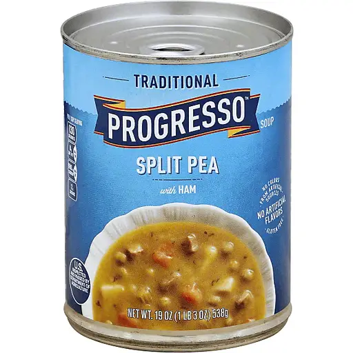 Progresso Gluten Free Traditional Split Pea with Ham Soup ...