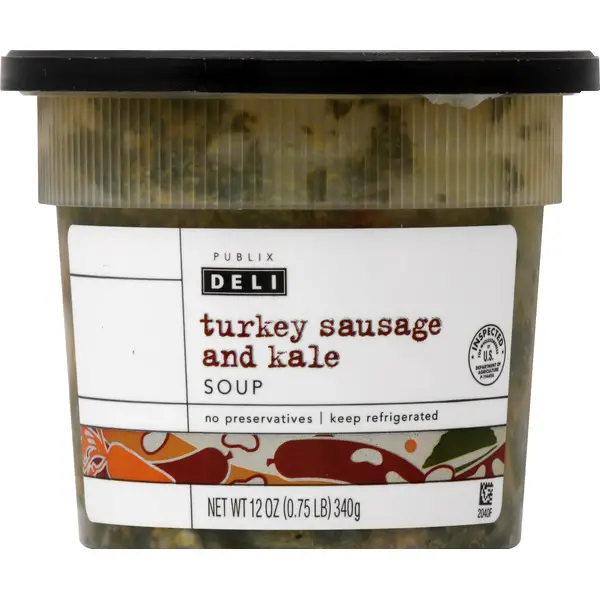 Publix Deli Soup, Turkey Sausage and Kale (12 oz)