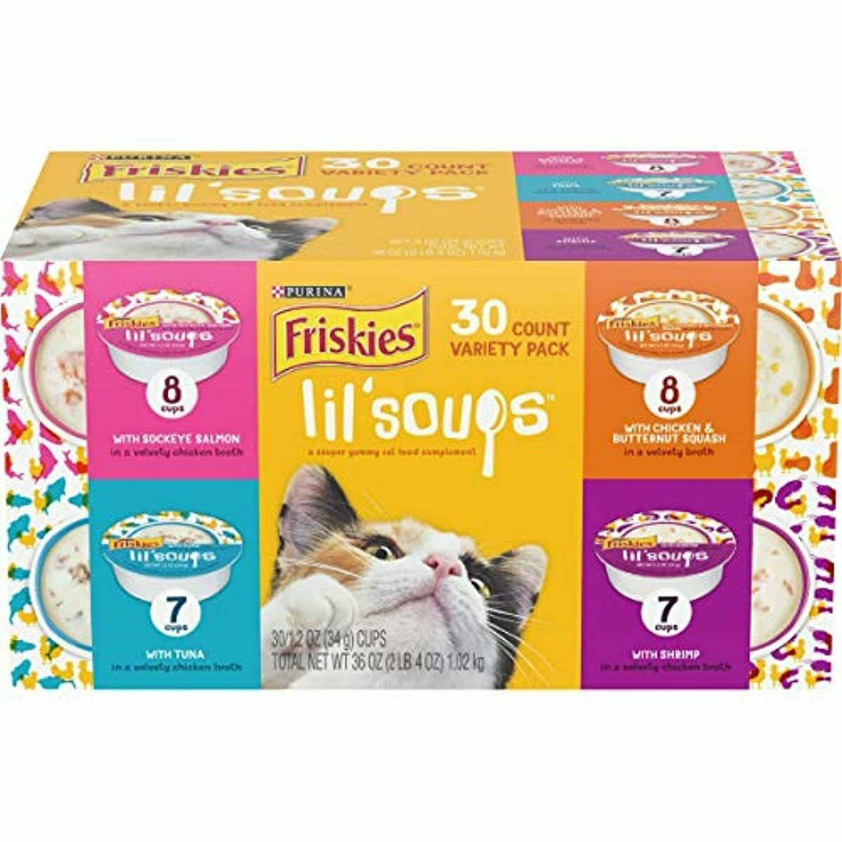 Purina Friskies Grain Free Wet Cat Food Complement Variety ...