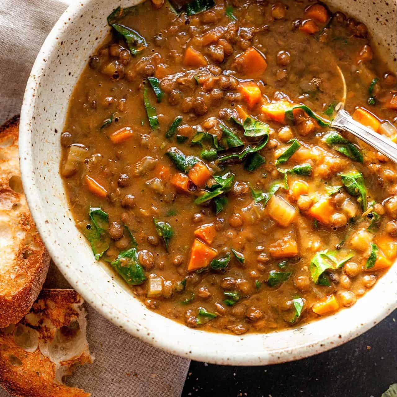 RECIPE: Simple and effective lentil soup [v]