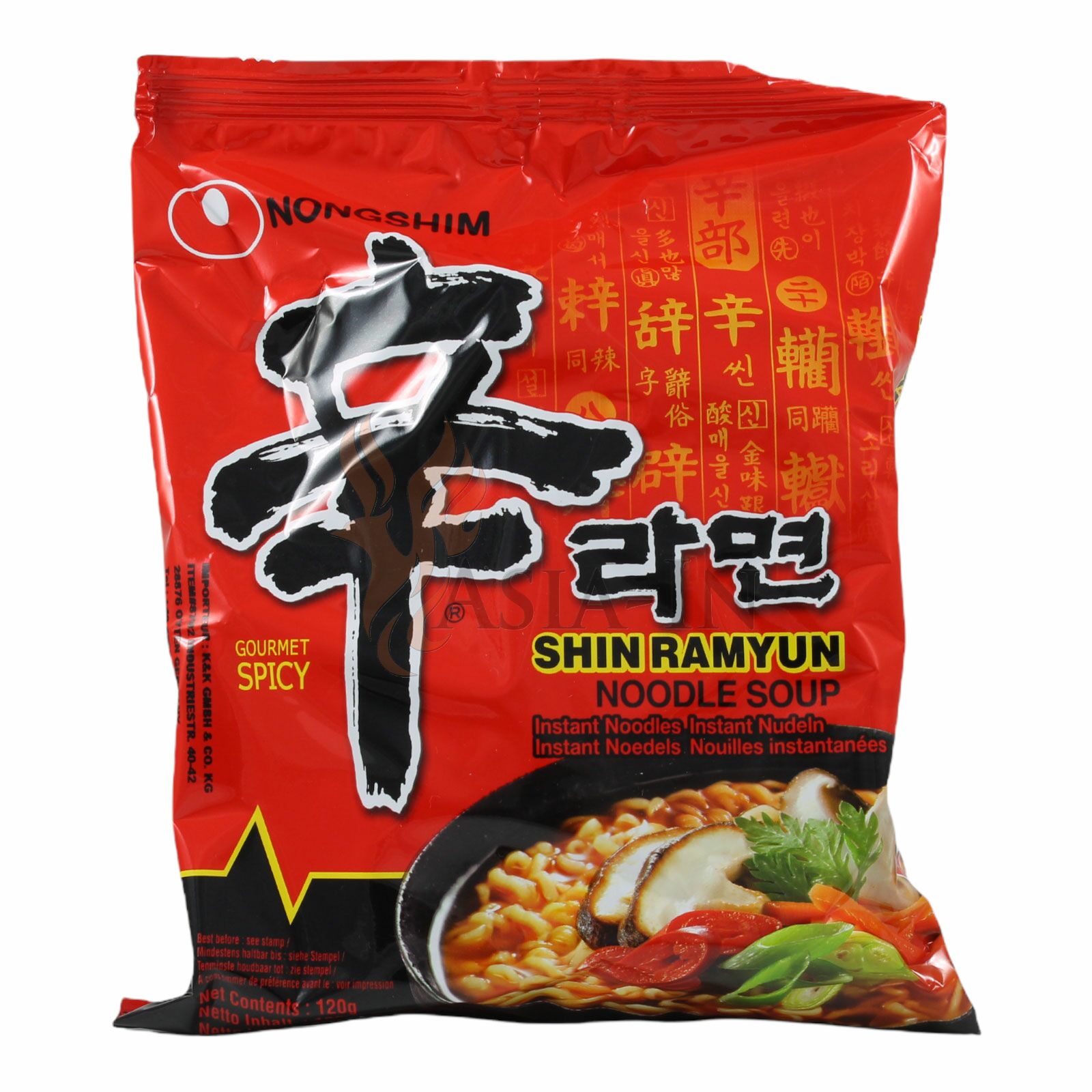 Shin Ramyun Instant Noodle Soup Nong Shim 120g