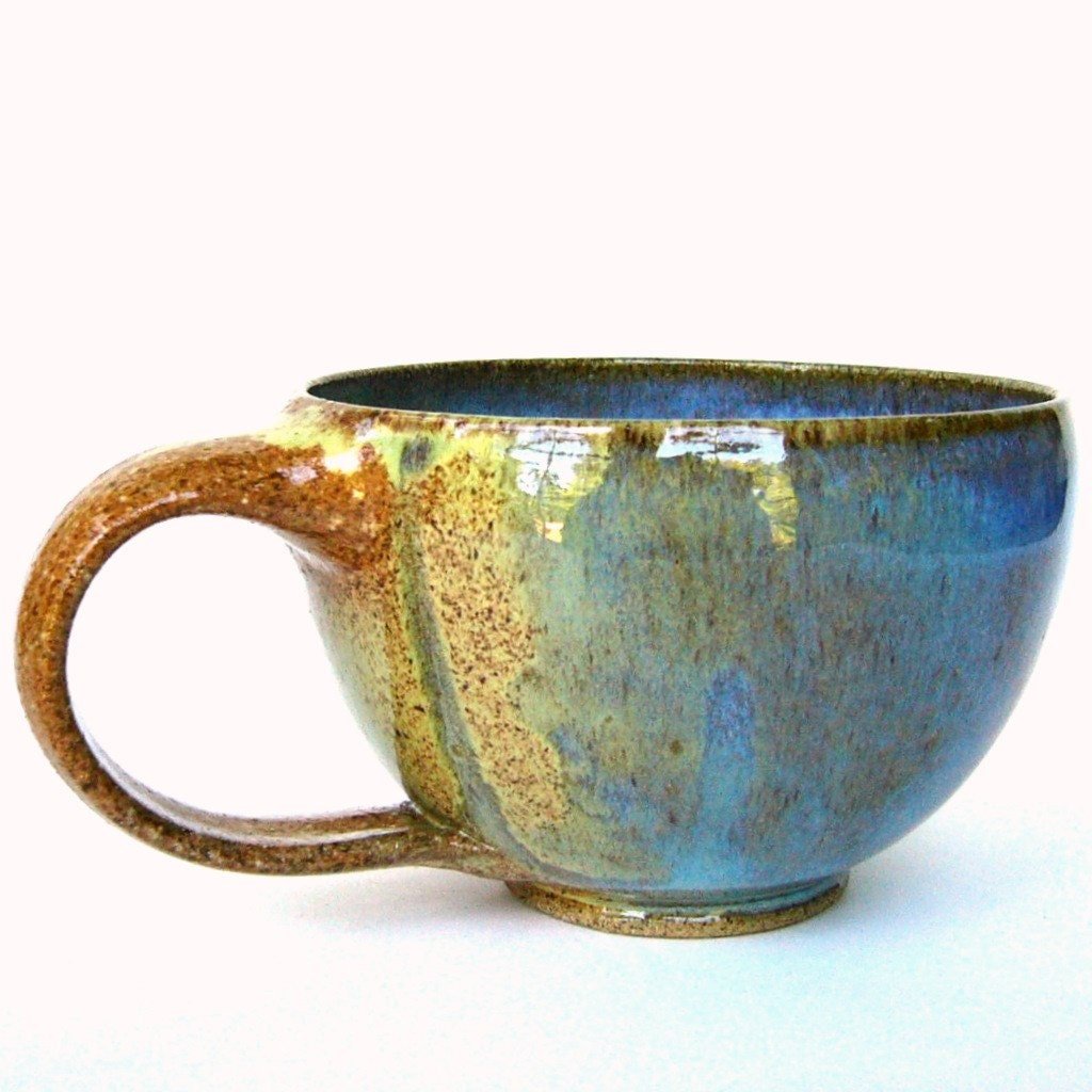 Small Soup Cup with Handles 14 oz