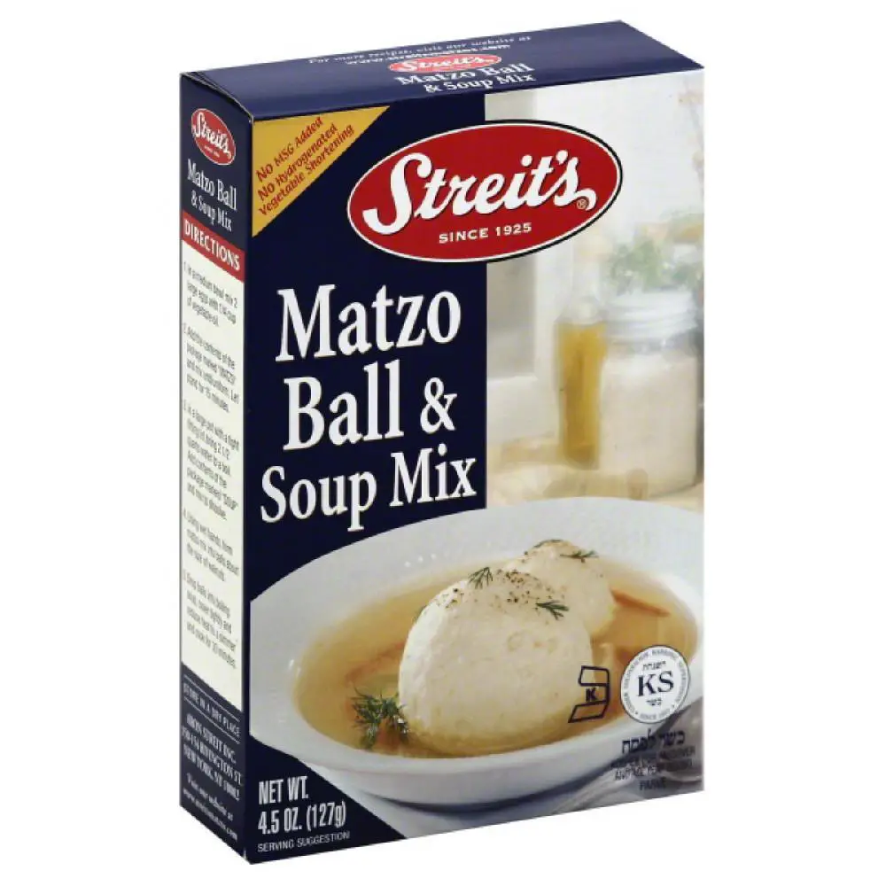 Streits Matzo Ball &  Soup Mix, 4.5 Oz (Pack of 12 ...