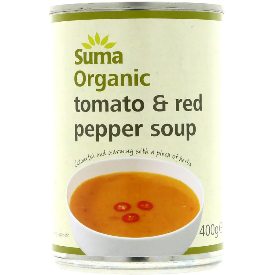 Suma Organic Tomato &  Red Pepper Soup 400g