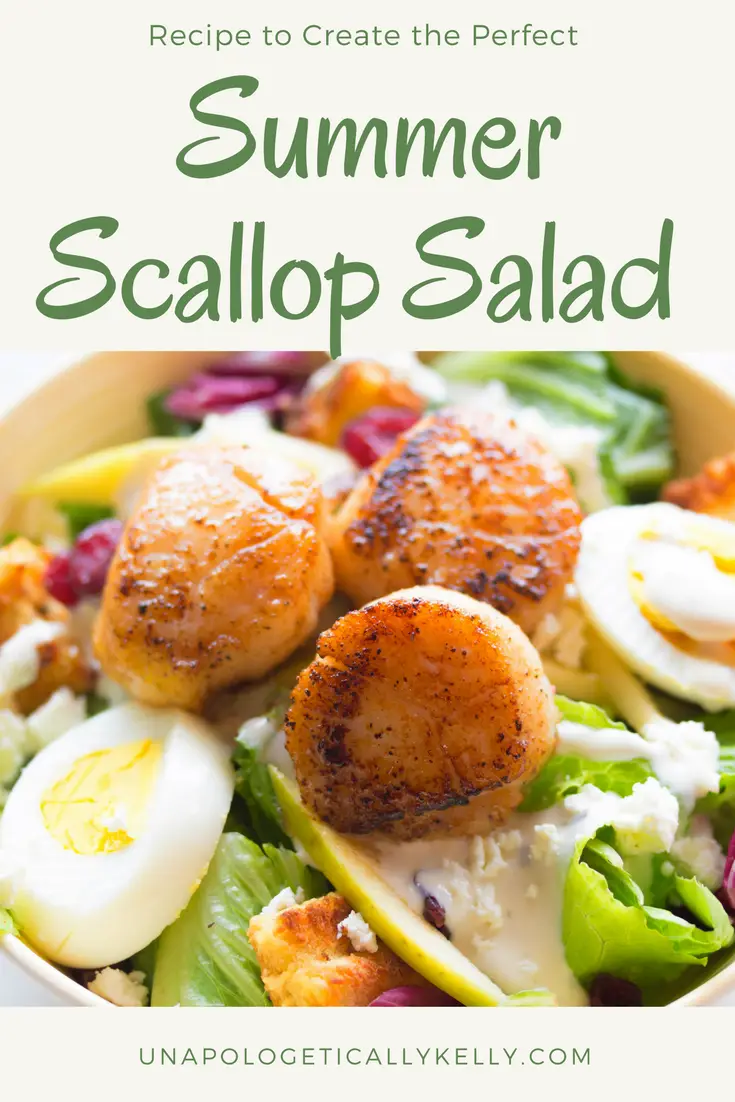 Summer scallop salad
