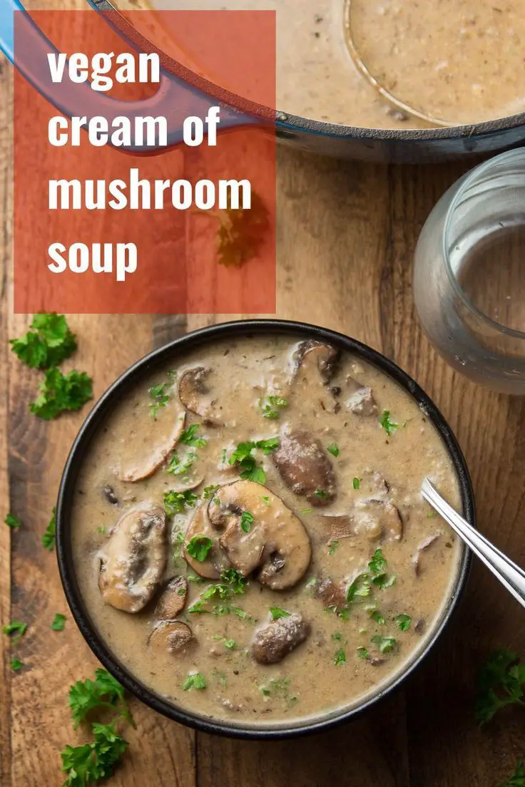 Vegan Cream of Mushroom Soup in 2020
