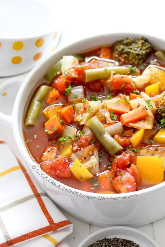 Vegetable soups, Vegetables and Lunch snacks on Pinterest