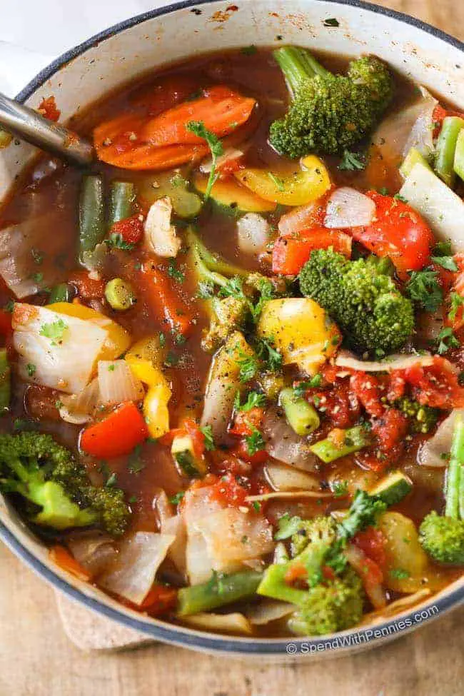 Weight Loss Vegetable Soup {with Amazing Flavor}