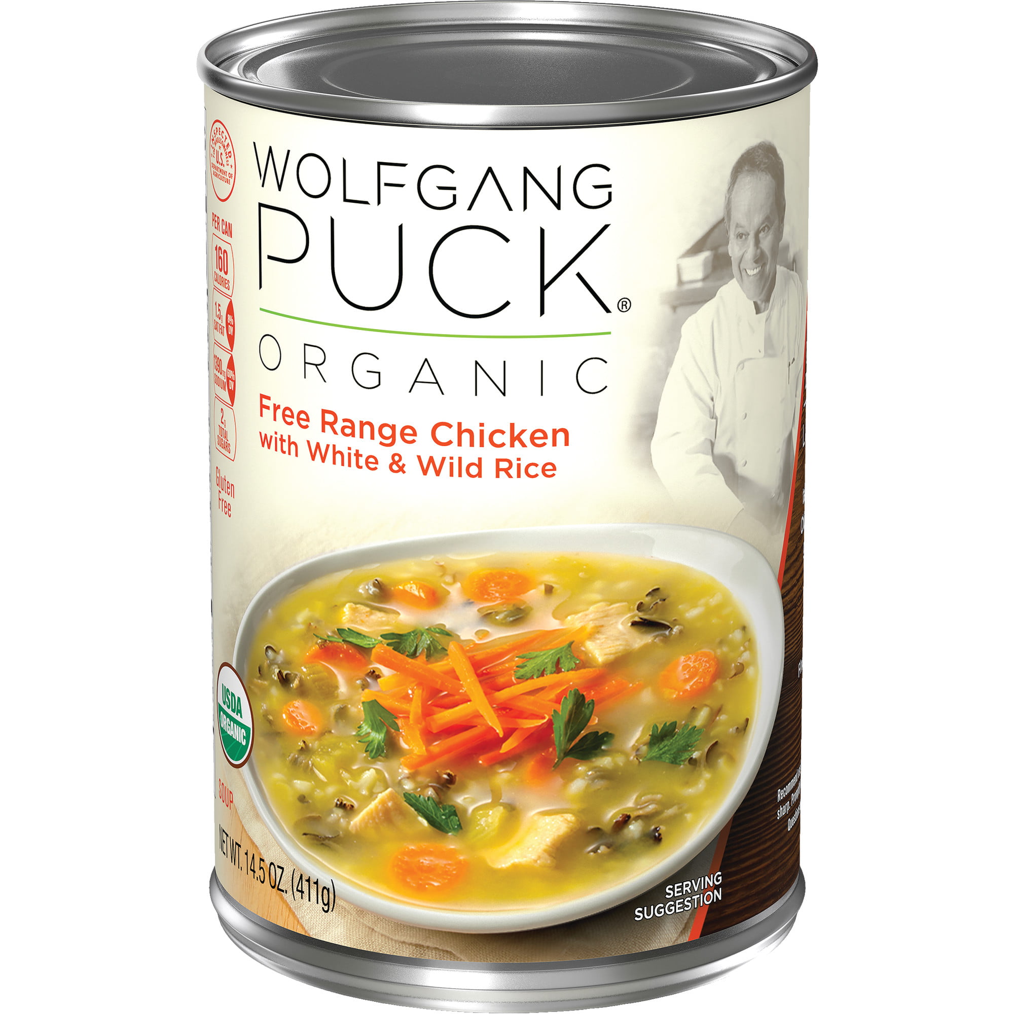 Wolfgang Puck Organic Free Range Chicken with White &  Wild Rice Soup ...